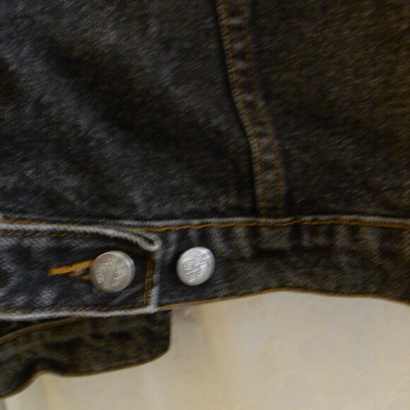 Harley-Davidson Made in USA Men's Denim Jacket With Eagle Has Landed Graphics XL - Picture 7 of 8